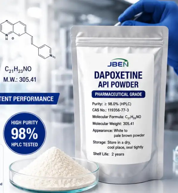 Bulk Dapoxetine API Powder: Particle Size Impact on Bioavailability